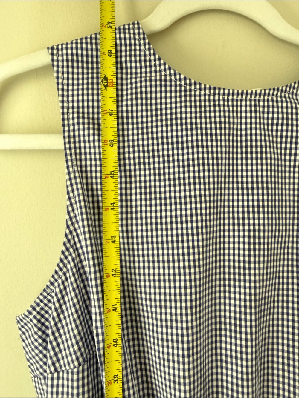 J.Crew Open-Back Mixed Gingham Midi Dress Size 8 NWT - Picture 13 of 14